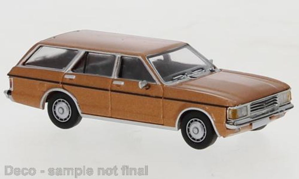 Brekina PCX870405 - 1/87 Ford Granada MK I Turnier, kupfer, 1974 - Neu