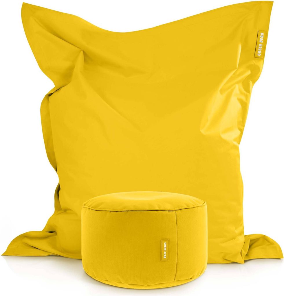 Green Bean® XXL Riesensitzsack 140x180cm + Hocker Produktbild 