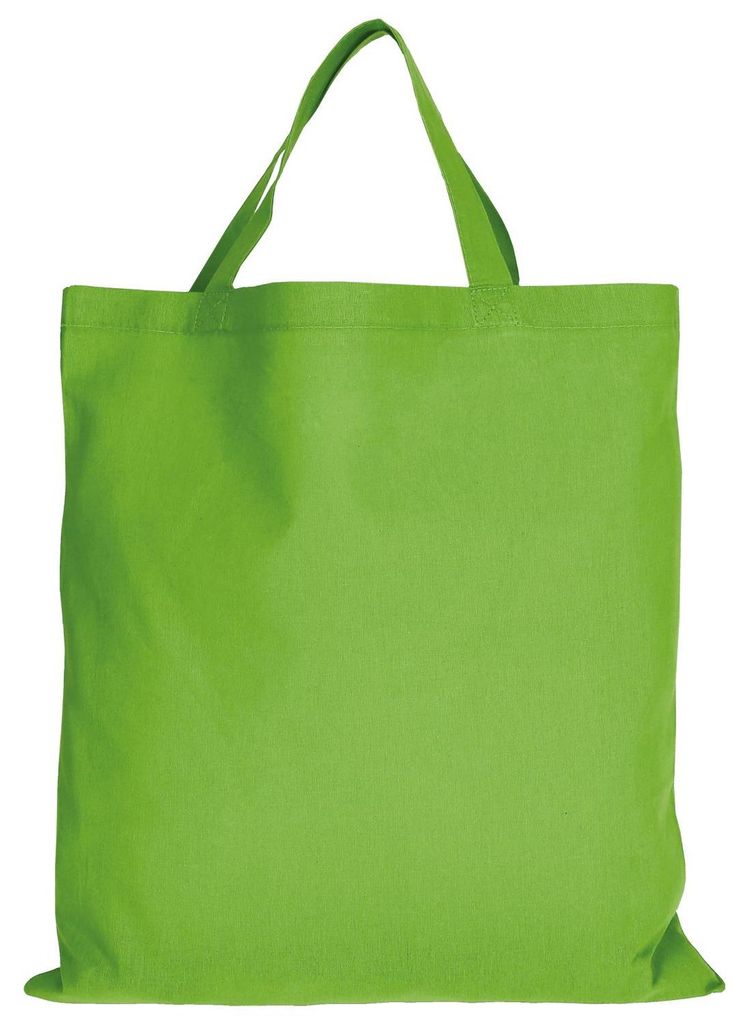 10er Pack Baumwolltasche - 28 Farben | mit zwei kurzen Produktbild 