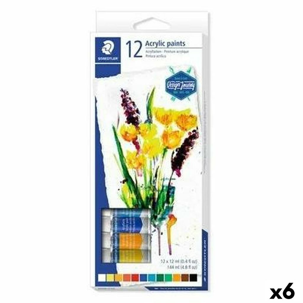 Acryl-Gemälde Staedtler Satz 12 ml (6 Stück)