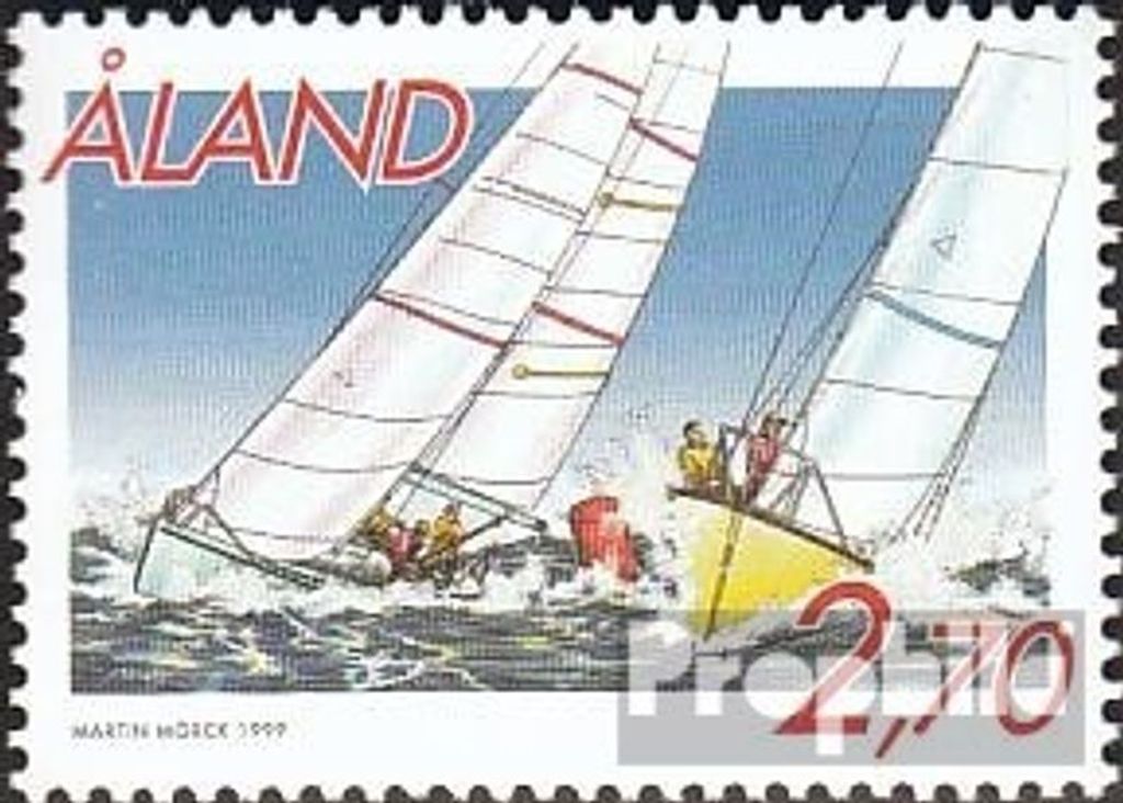 Briefmarken Finnland - Aland 1999 Mi 158 (kompl.Ausg.) postfrisch Segelsport