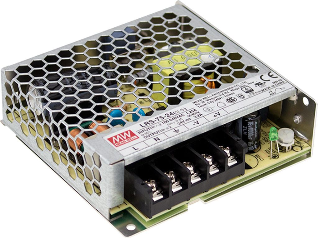 MEANWELL LRS-75-5, AC-DC-Schaltnetzteil, geschlossen, 70W 5V 14A