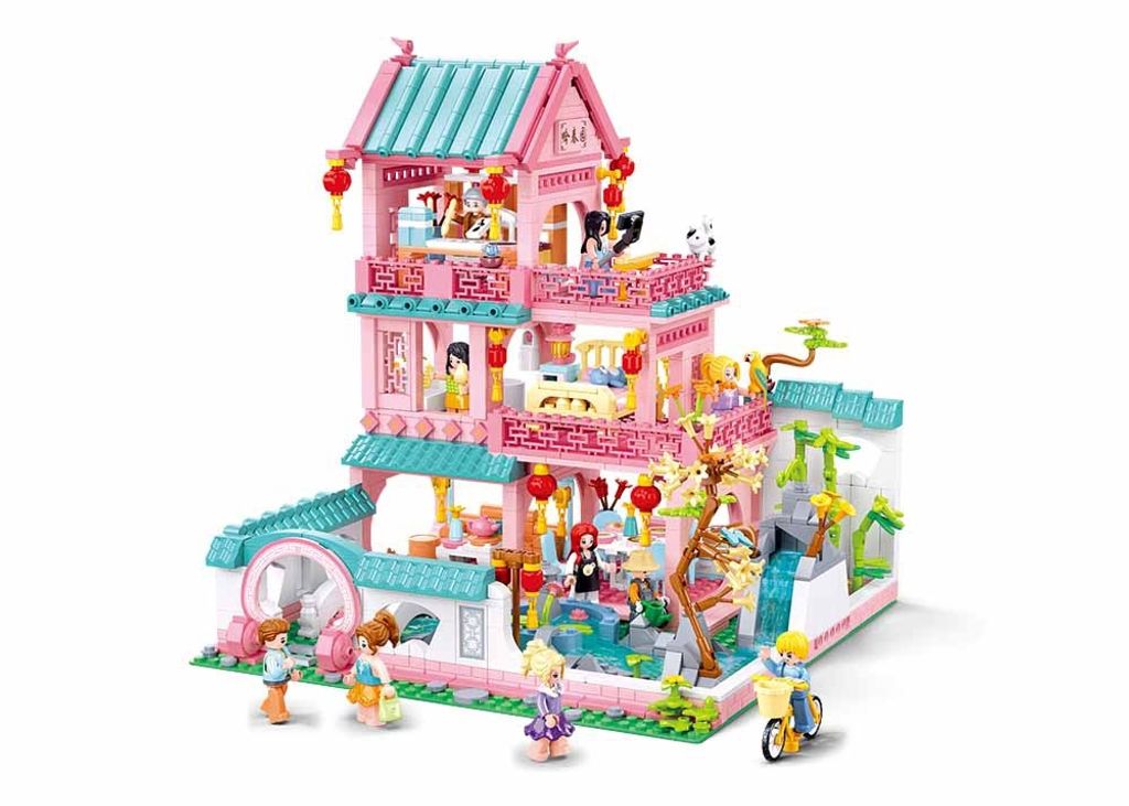 Sluban Girls Dream Chinese Villa 1 M38-B1117 Immagine del prodotto 