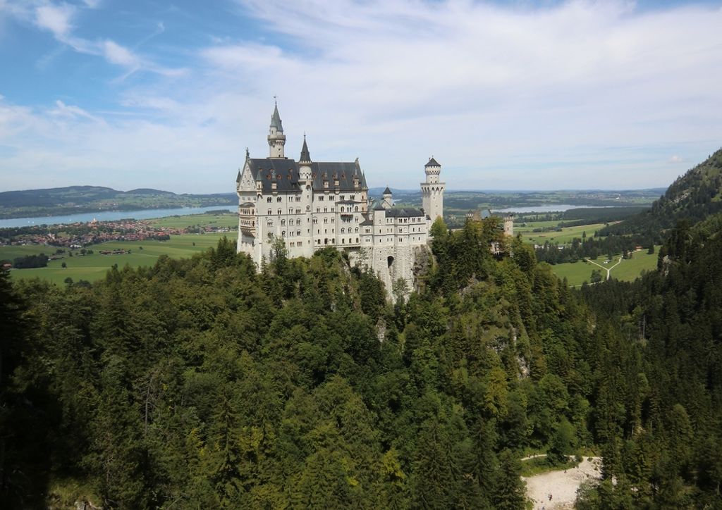 hansepuzzle 63837 - Schloss Puzzle, 260 Teile, Natur, 41,0 x 28,0cm mit hochwertiger Aufbewahrung, Kartonbox und wiederverschließbarem Beutel
