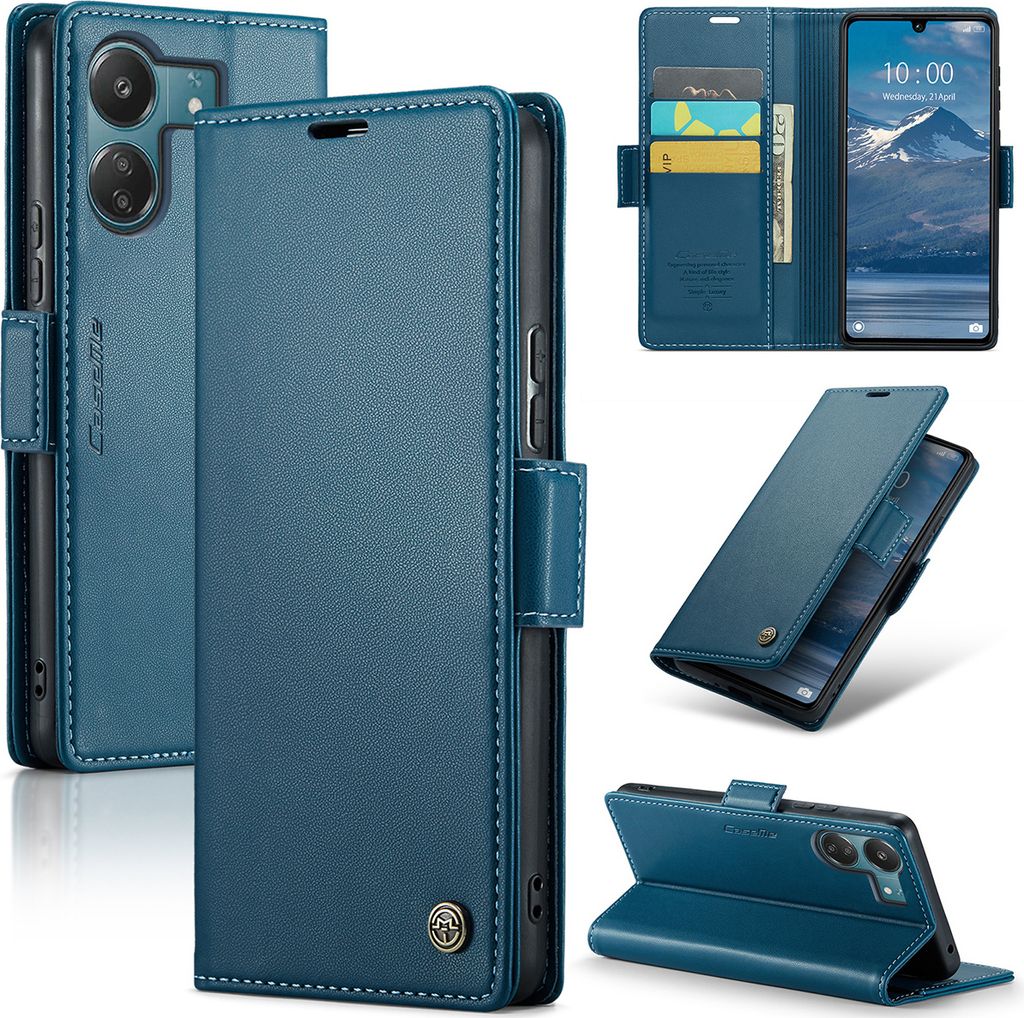 Xiaomi Redmi 13C /Poco C65 Hülle, Leder Brieftasche Produktbild 