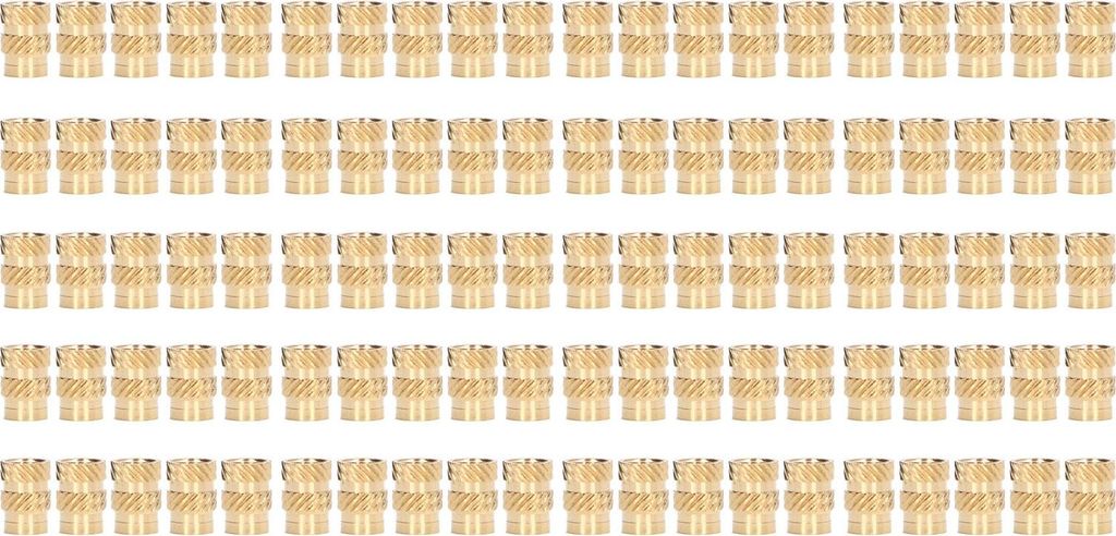 100 kusů mosazných závitových vložek, odolných proti Obrázek produktu 
