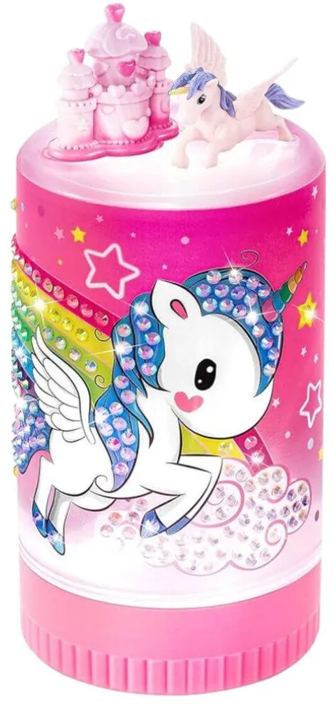 Veilleuse Licorne en Diamond Painting pour Occuper vos Enfants le Soir