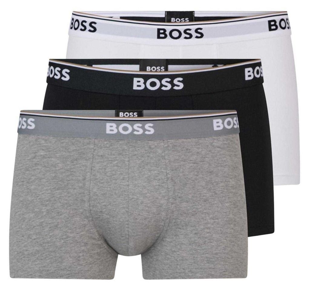 Boss - "Bodywear" Boxershorts für Herren (3er-Pack) GT22671 (S) (Schwarz/Weiß/Grau)