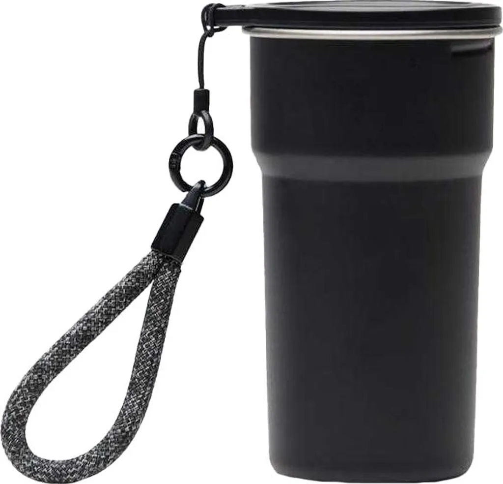 Vinga - Tazza "Parks", acciaio inossidabile, 250 ml (confezione da 4) XD1296 (taglia unica) (nero) - 1