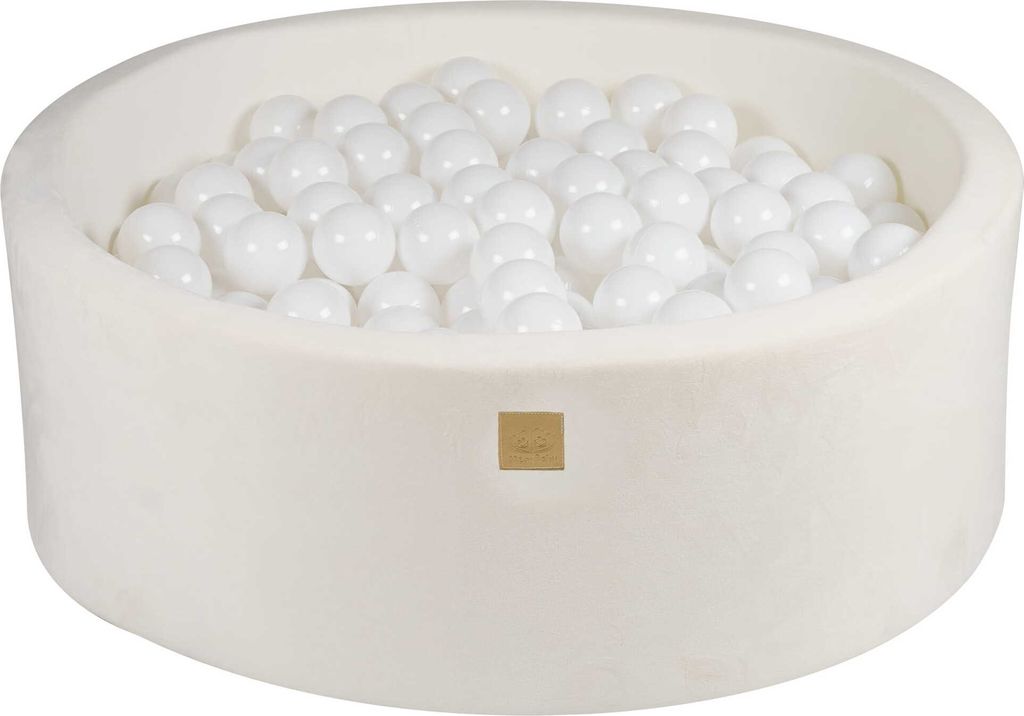 MeowBaby Runder, trockener Bällepool 7 cm für Babys, 90 x Produktbild 
