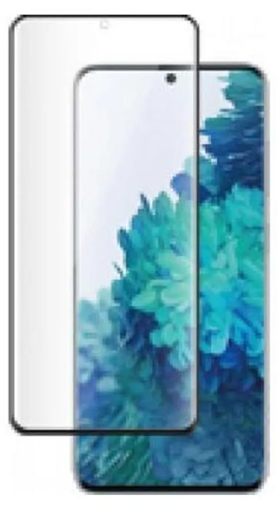 Verre trempé 3D Bigben Connected PEGLASSGS21U noir pour Galaxy S21 Ultra
