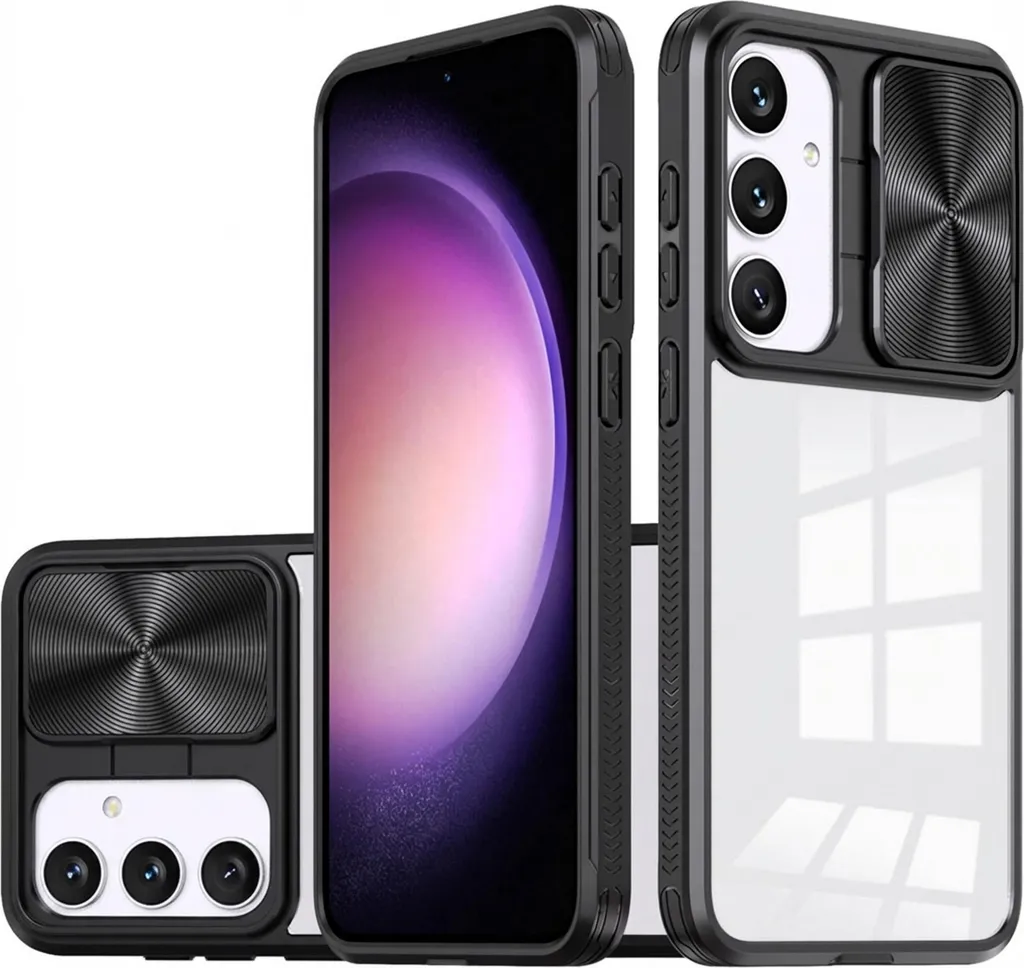 iMoshion Back Cover Samsung S24 Nero - Protezione Fotocamera Integrata