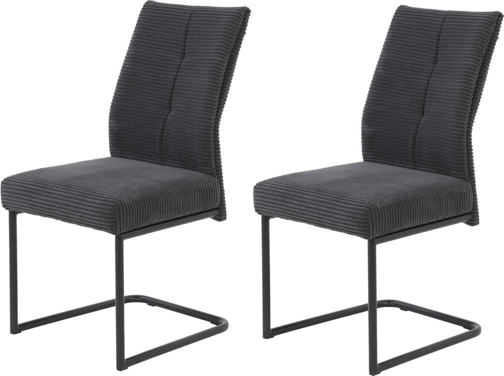 Hela Tische, 2er Set Freischwinger Esszimmer Dagmar - Bezug Produktbild 