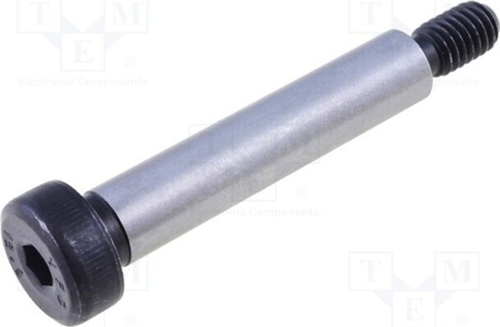 1x Passschraube Sechskant M6 L. Gewinde: 11mm 1 HEX 4mm ISO 7379-8-M6-40 Passsch