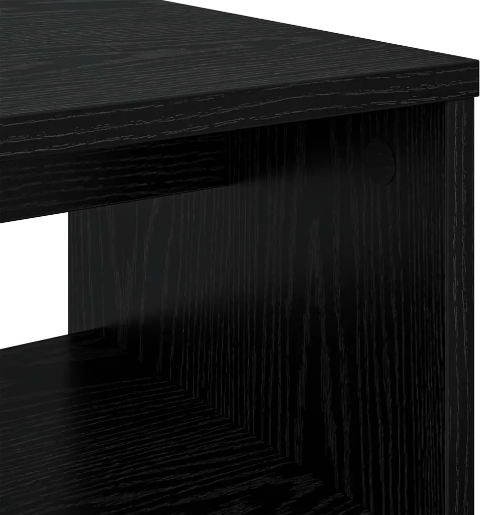 Porta TV 60cm Rovere Nero per Console e Decoder | Setup Compatto - 7