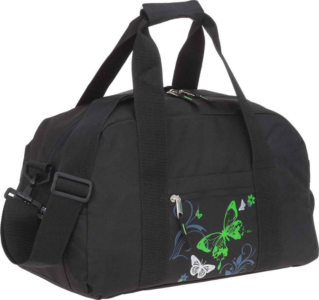 Sporttasche Mädchen Elephant Hero Signature Tasche Sport Fitness Kindertasche Schuhfach 12678 Butterfly Grün