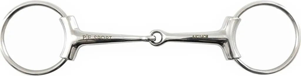 Mors Chantilly Premier Equine Loose Ring Sleeved Snaffle Silver 11.5 cm