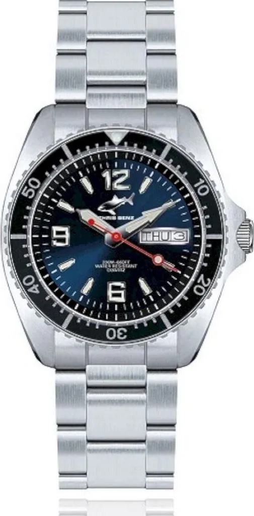 Montre Bleu Marine Chris Benz CBM-B-MB-SW pour Bureau et Loisirs