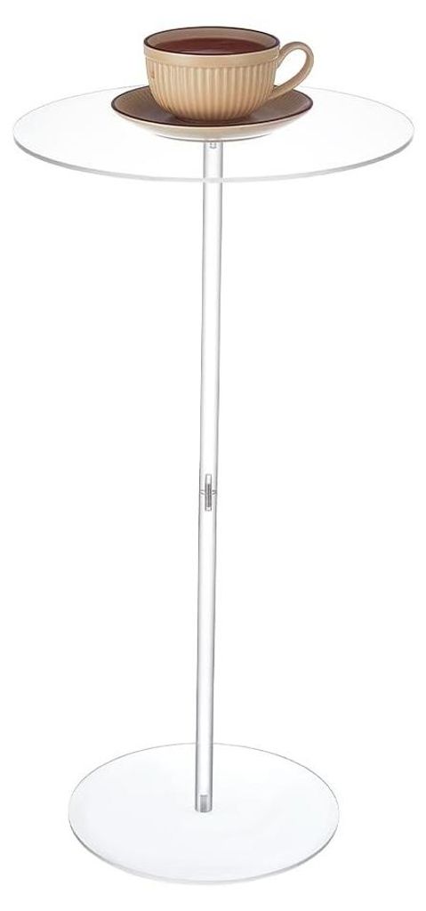 Omgoods - Tavolino trasparente - Tavolino rotondo - Immagine del prodotto 