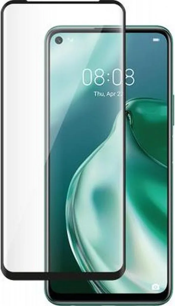 BigBen Connected, protezione dello schermo in vetro antigraffio 2.5D per Huawei P40 Lite, nero trasparente