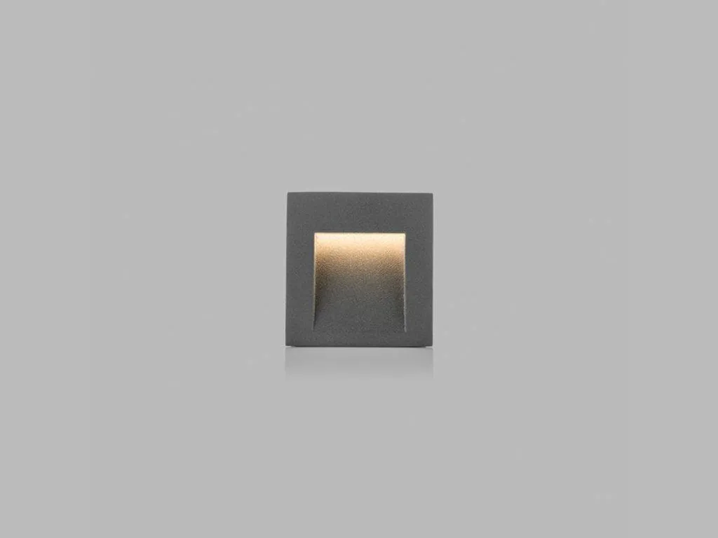 Luminaire LED carré STEP IN Q éclairage indirect et basse consommation