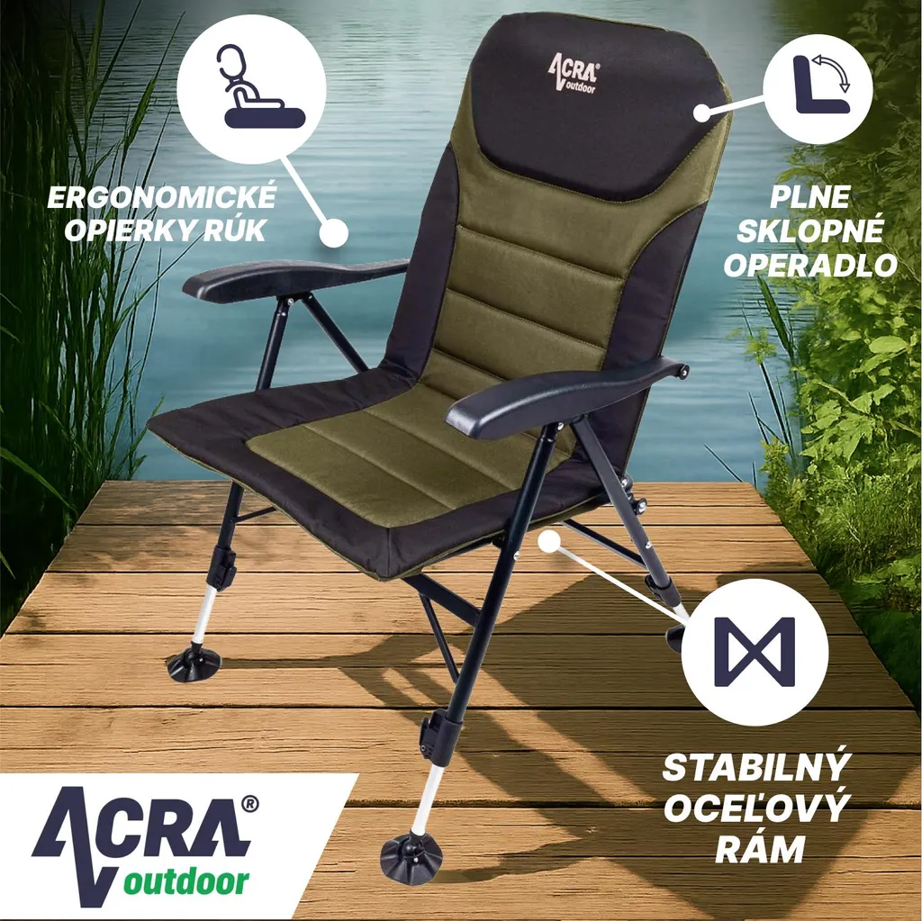 Fauteuil relax extérieur ACRA idéal pour terrasse et balcon moderne