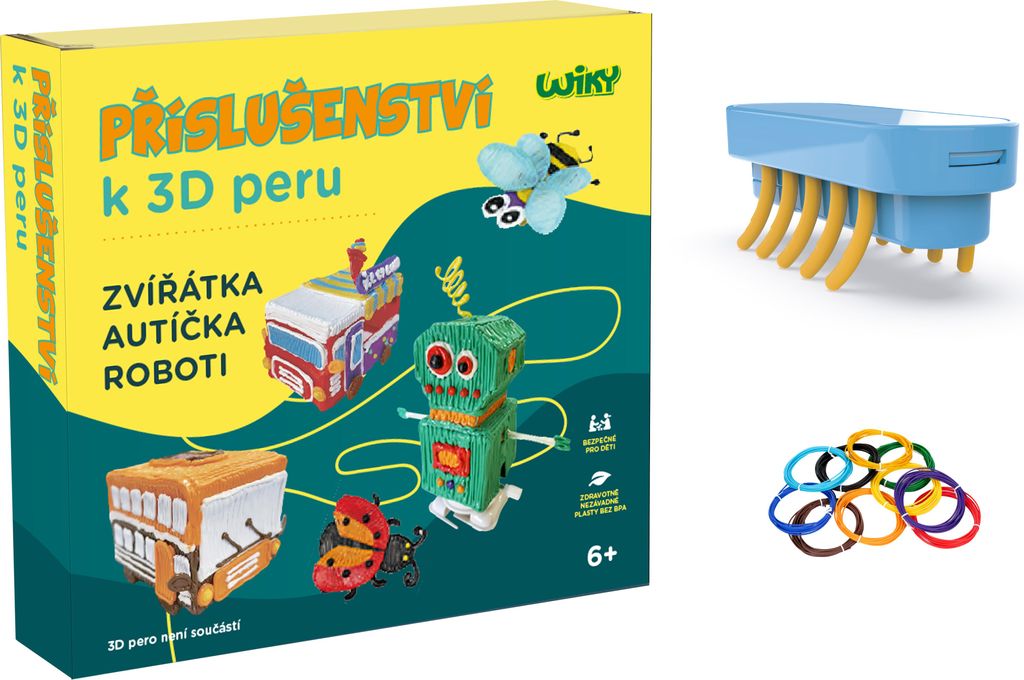 Laufende Tierchen für 3D-Stift WIKY – tschechische Verpackung