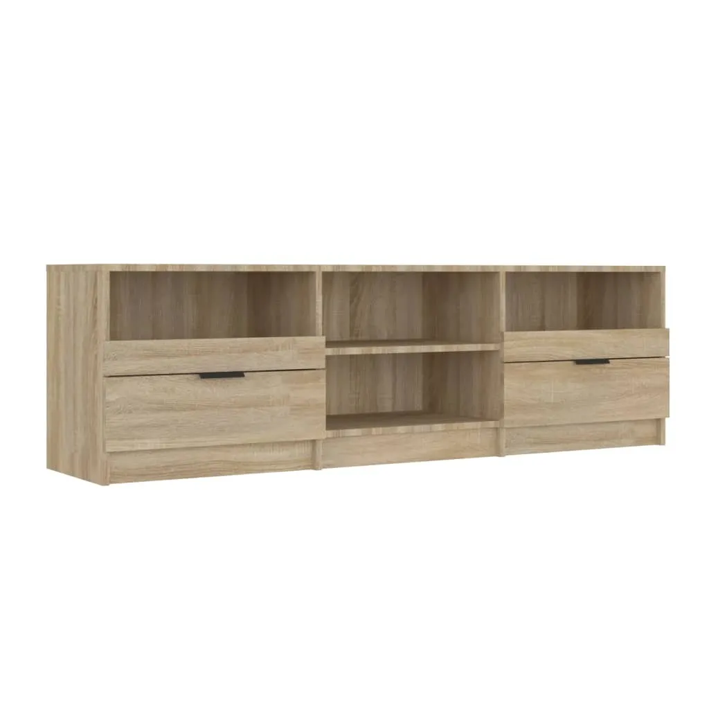 Mobile TV Rovere Sonoma 150x33,5x45 cm - Elegante Porta TV Legno
