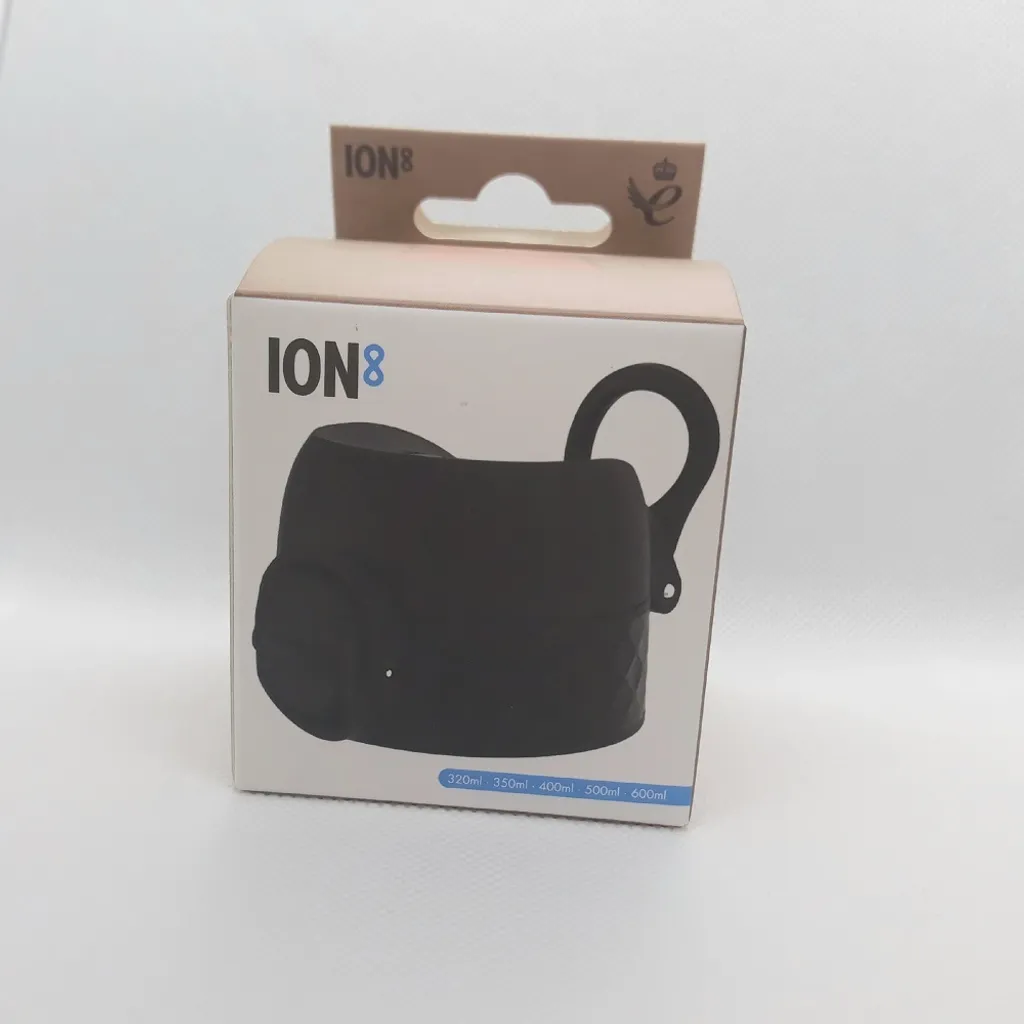 Ion8 Coperchio di ricambio a prova di perdite del biberon OneTouch 2.0, senza BPA, nero, piccolo, 350ml / 500ml