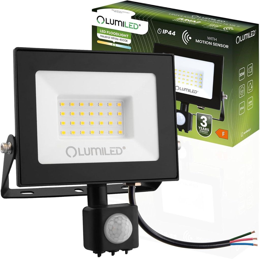 LUMILED LED Strahler 30W Außenstrahler 2700Lm Fluter Produktbild 