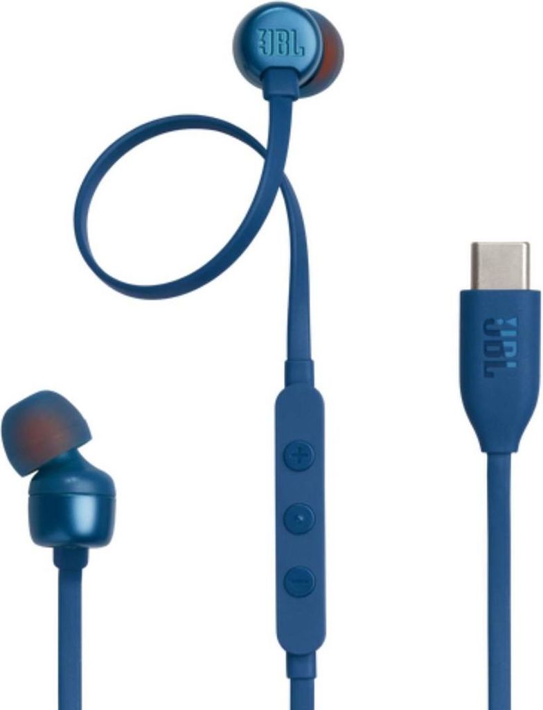 JBL Tune 310C Pure Bass In-Ear-Kopfhörer, (Typ-C), Blau EU Produktbild 