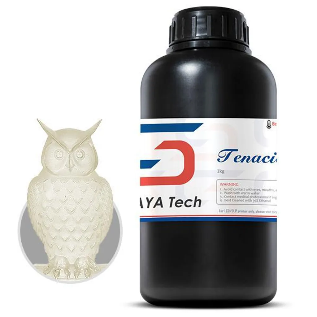 Résine Siraya Tech Tenacious 1kg 65D transparente pour impression 3D