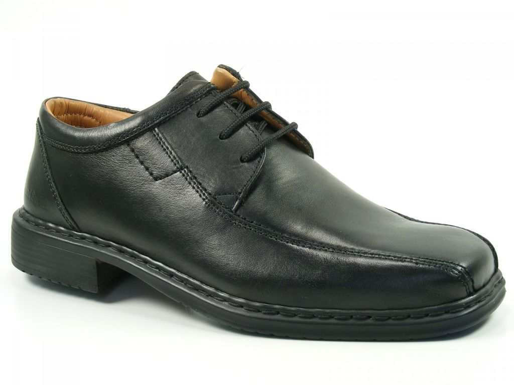 Josef Seibel Herren Halbschuhe schwarz, Leder, 2129148/45