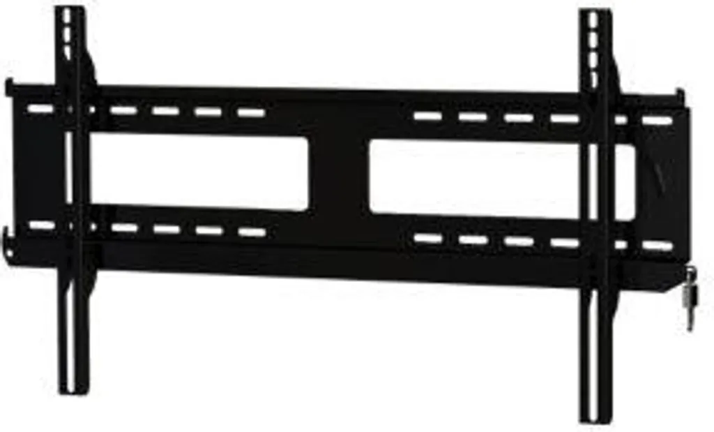 Support mural TV 75 pouces Peerless PFL650 noir métallique ultra robuste