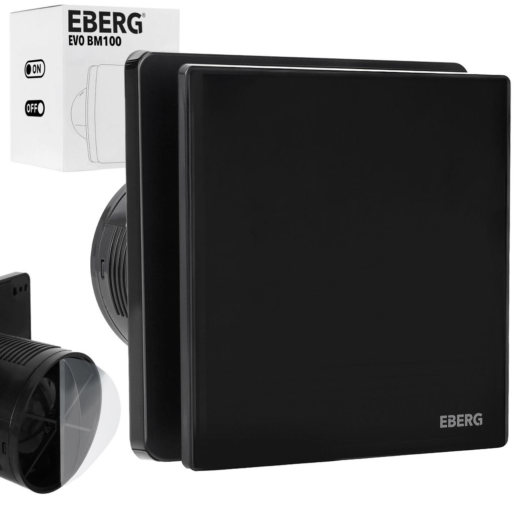 EBERG EVO BM 100 T – koupelnový ventilátor, průměr 100 mm, Obrázek produktu 