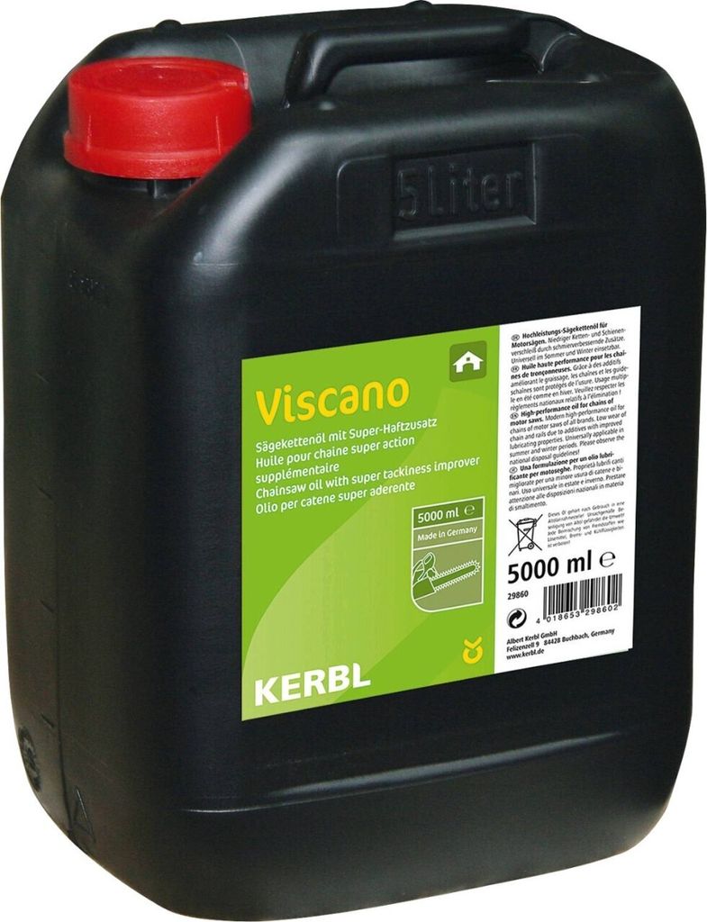 Kerbl Sägekettenöl H Viscano (5L Kanister mineralisches Hochleistungsöl) 29860
