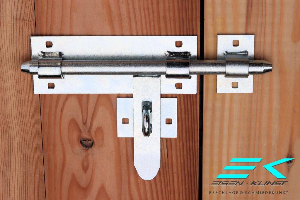 UHRIG Verzinkter Türriegel, Riegelschloss, Schieberiegel, Produktbild 