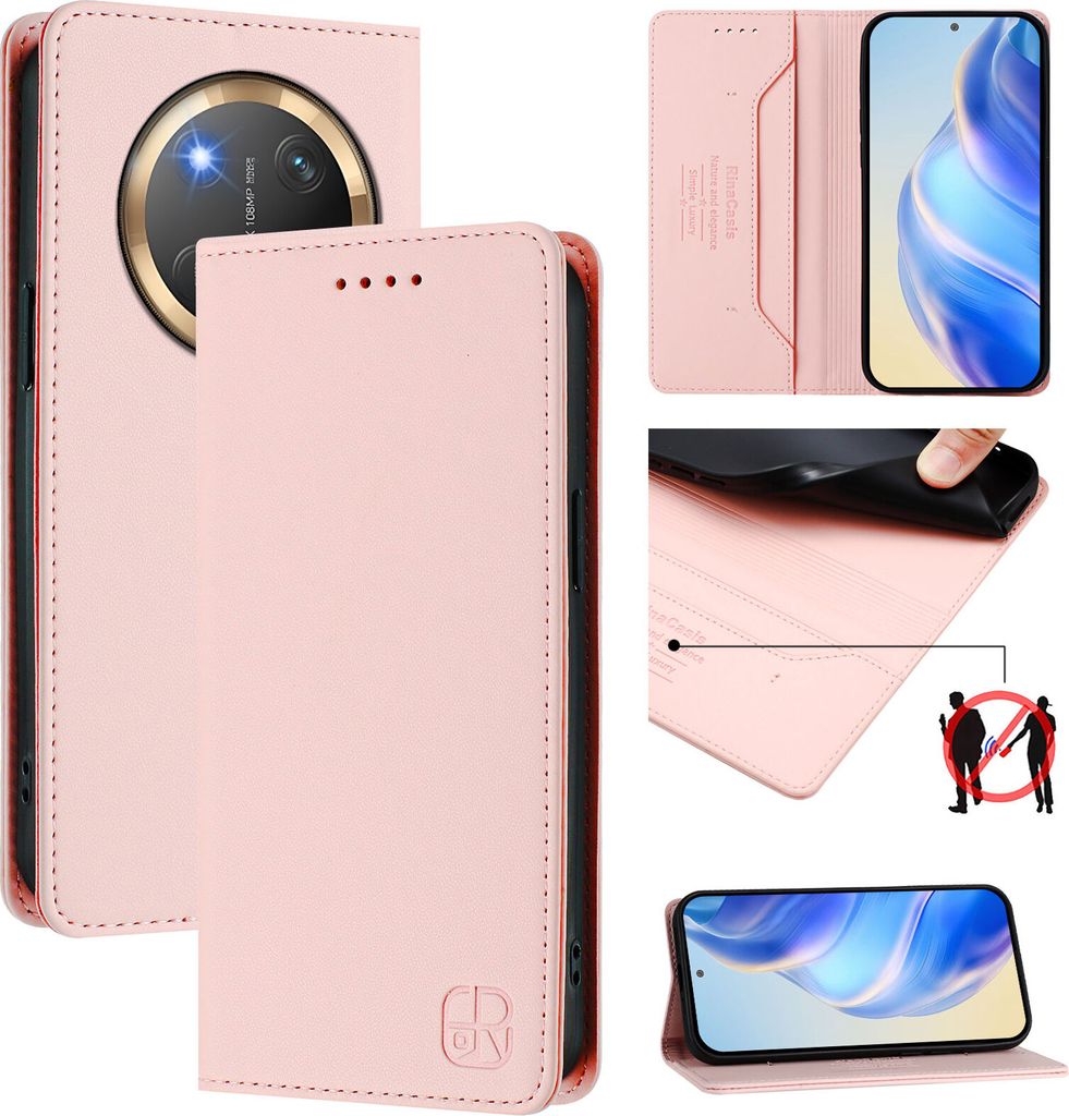 Lederhülle für Honor X9C/Magic7 Lite/Honor X60 Pro Hülle Produktbild 
