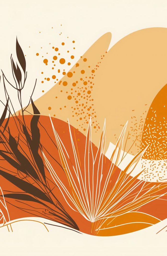 Plakat 56,6x86,4cm Mediterrane Landschaft