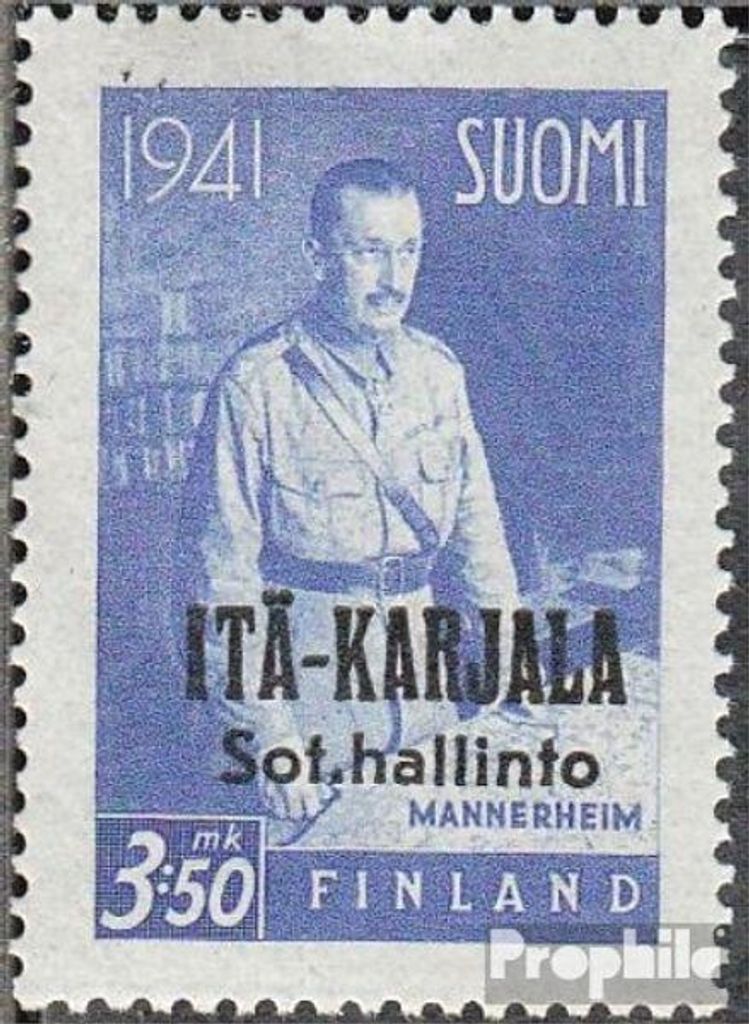 Briefmarken Finnische Bes. Ostkarelien 1942 Mi 26 Produktbild 