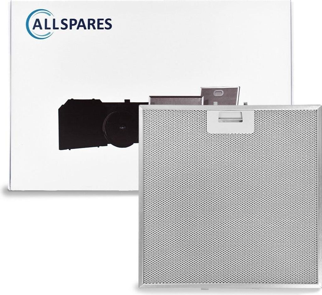 AllSpares Metallfilter für Dunstabzugshauben geeignet für 481248058144, C00345798 (320x320x10mm)