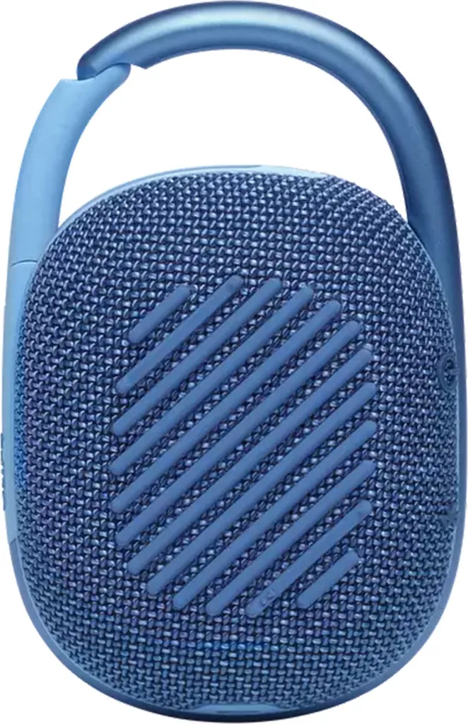 JBL Clip 4 Eco Enceinte Bluetooth Bleue Portable avec Mousqueton Intégré