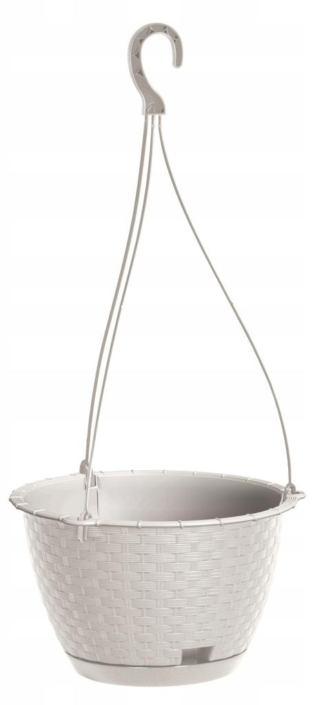 Květináč závěsný RATOLLA ROUND W plastový d24x16cm Obrázek produktu 