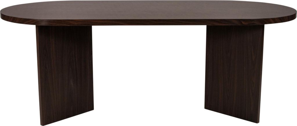 Esszimmertisch Ovi | 204 x 90 cm | Holz Nussbaum-Optik | Produktbild 