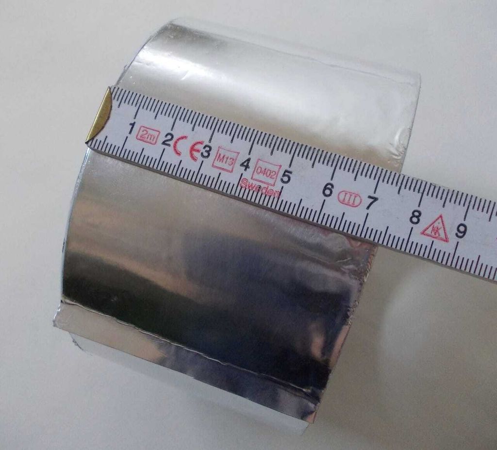 Alu-Klebeband 7,5cm breit Rolle 45m