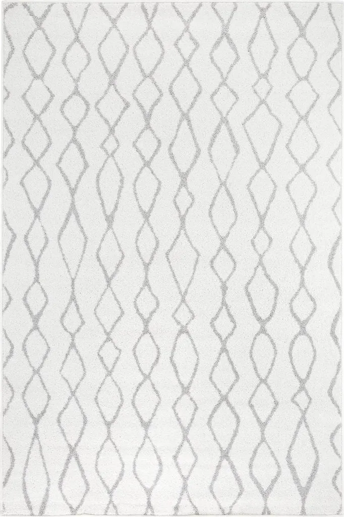 Tapis SPATA géométrique anti-tache pour salon et chambre moderne