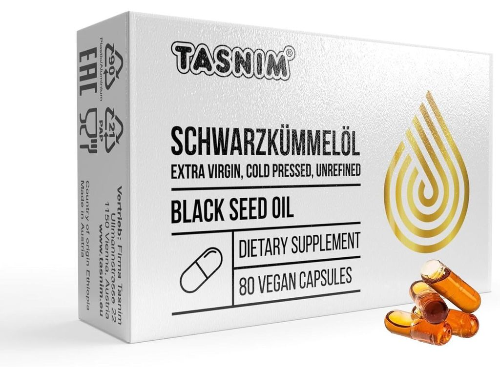 Tasnim - Schwarzkümmelöl Kapseln 80 Stk.