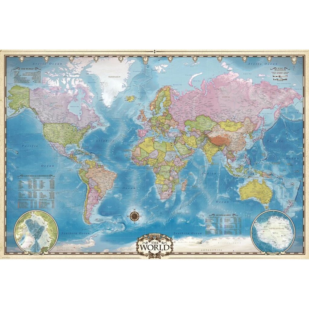 Eurographics Map of the World 2000pcs, 2000 Stück(e), Produktbild 