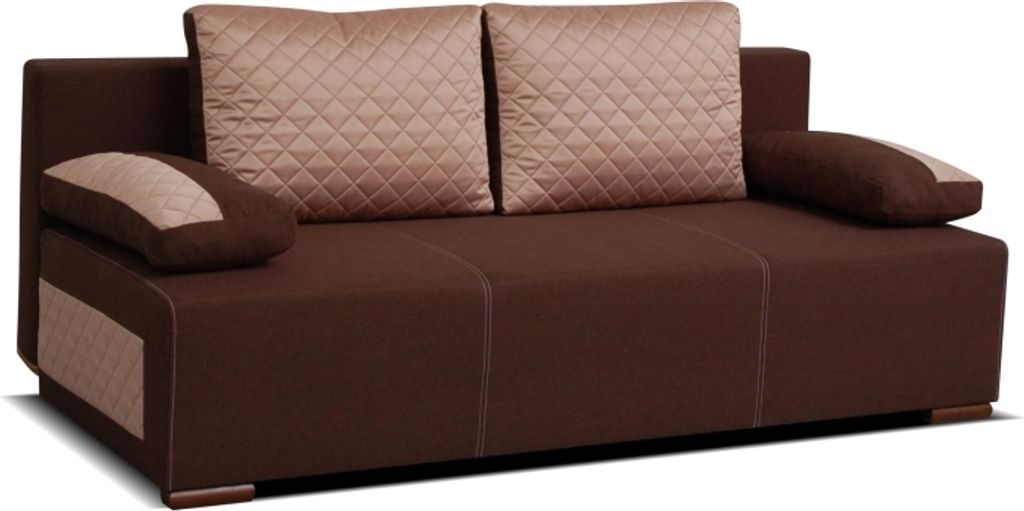 Sofa Biego Braun + Beige Sawana 26 , klassisches Sofa, Produktbild 
