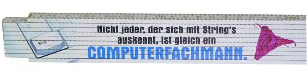 Zollstock Computerfachmann